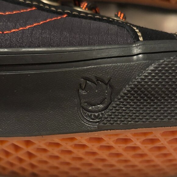 VANS SPITFIRE Wheels x Skate Sk8- Reissue High Black Flame - Picture 4 of 13